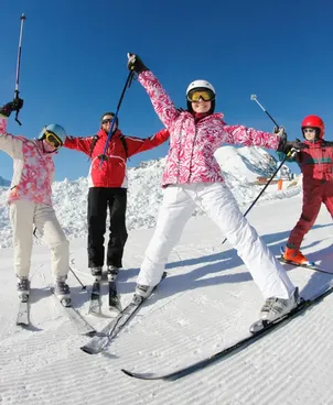 Why does a well-prepared ski glide better?