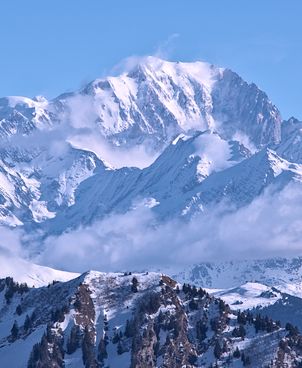 What are the ski resorts near Mont Blanc?